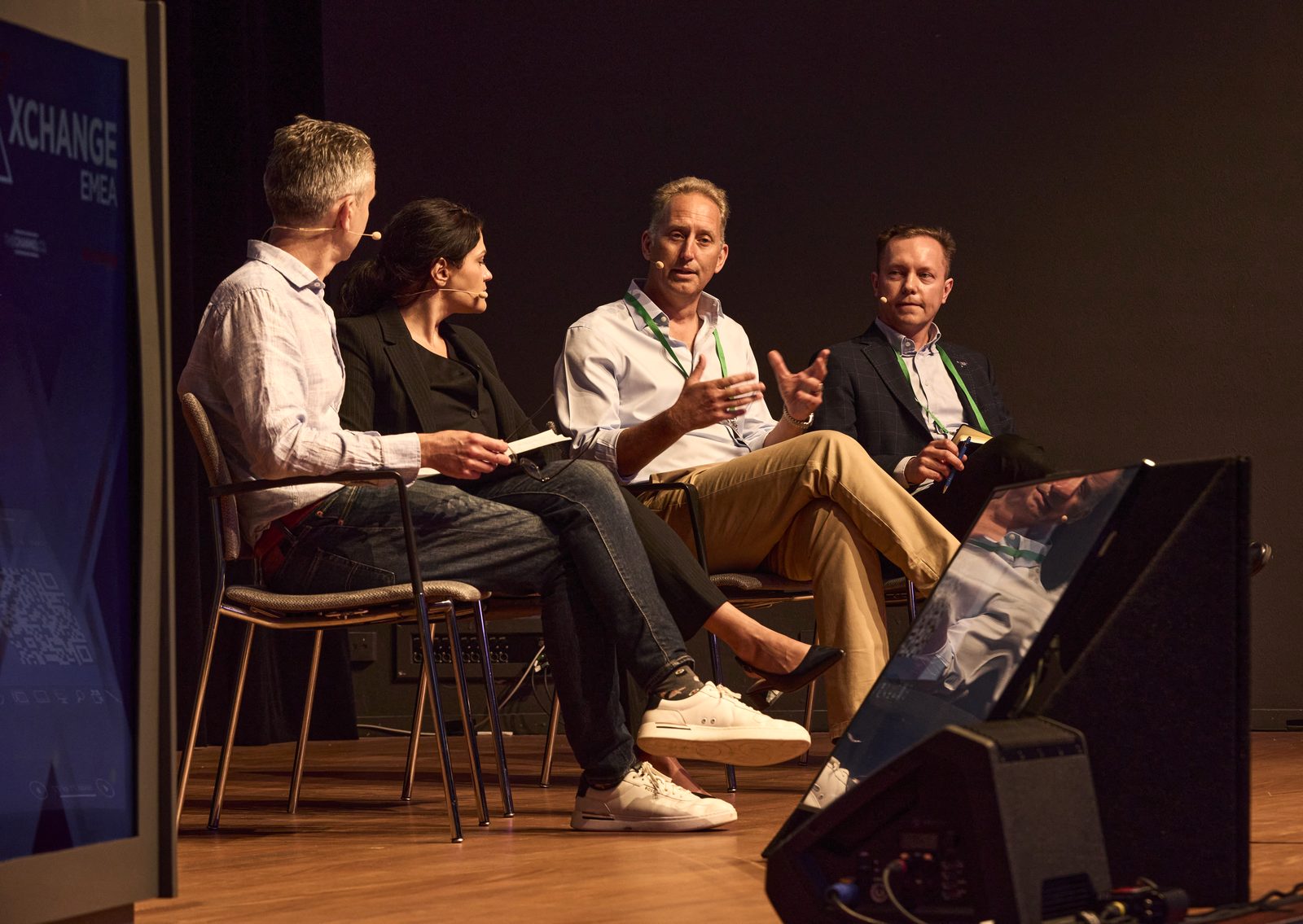 Jason Holloway speaking on a panel at CRN XChange EMEA 2026